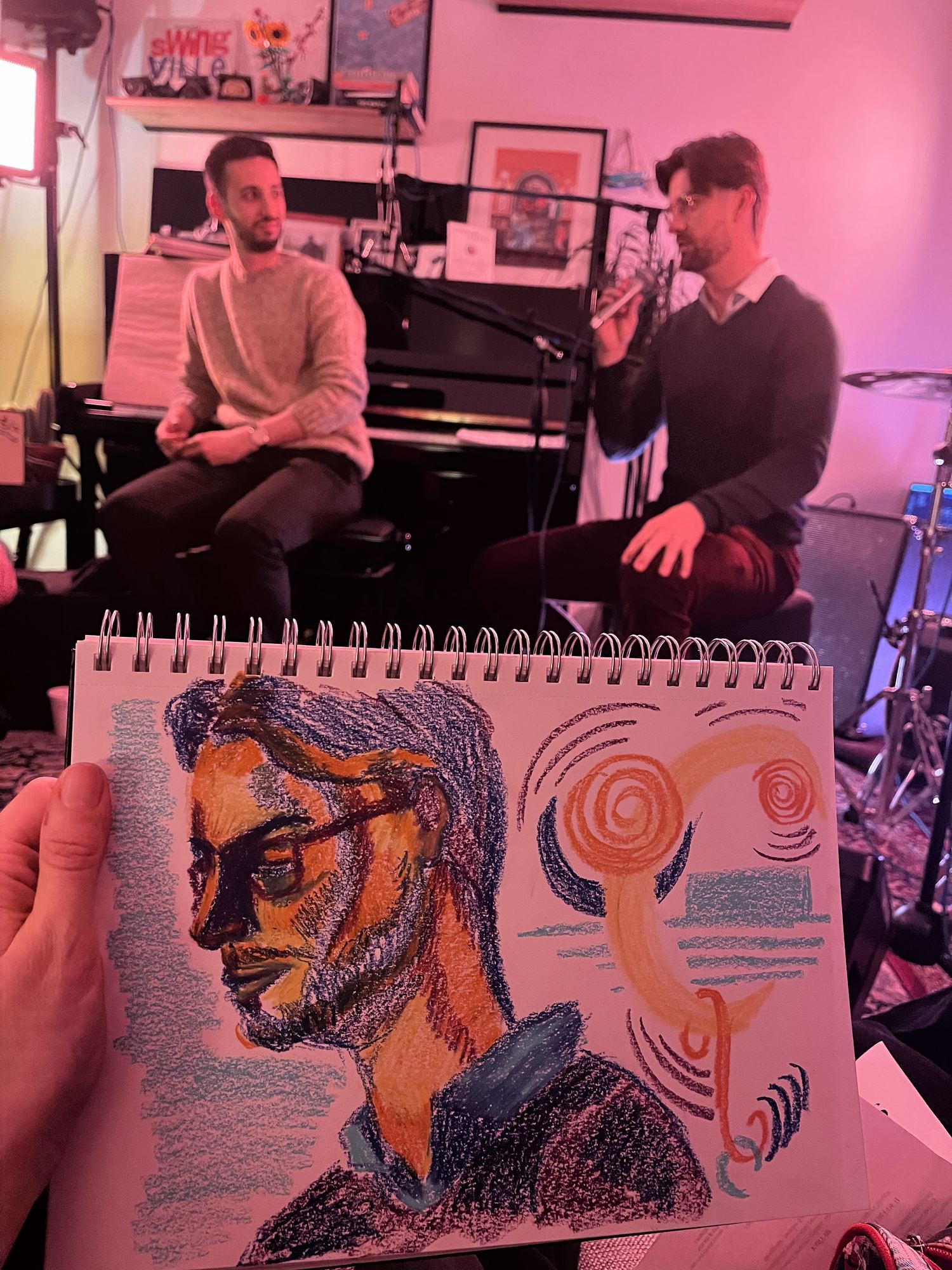 Composing Villagers 1 — a performance in progress